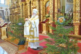 В праздник Собора Пресвятой Богородицы епископ Софроний совершил Литургию в Свято-Никольском монастыре
