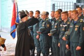 Архиепископ Могилевский и Мстиславский Софроний благословил новобранцев МЧС