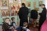В Мстиславле священник посетил центр коррекционно-развивающего обучения и реабилитации