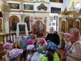 В Климовичах для детей состоялась просветительская экскурсия по Михайловскому храму