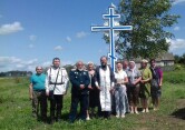 Поклонные кресты воздвигли в нескольких селениях Мстиславского района