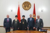 Состоялась встреча митрополита Вениамина и архиепископа Софрония с новым губернатором Могилевской области