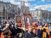 Видео. Крестный ход по Могилеву в день Святой Пасхи. 24 апреля 2022г.