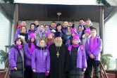 Беседа-диалог участников студенческого отряда «Сияние» с настоятелем храма Белыничской иконы Божией Матери прошла в Белыничах