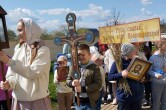 «Из уст младенцев и грудных детей Ты устроил хвалу». В Чаусах прошел детский крестный ход