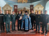 В праздник иконы Божией Матери «Неопалимая Купина» спасатели Чериковского РОЧС посетили храм Рождества Пресвятой Богородицы города Черикова