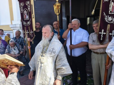 В праздник Вознесения Господня архиепископ Софроний возглавил богослужение в Вознесенском храме города Горки