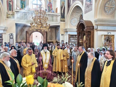 Память святителя Николая Чудотворца архиепископ Софроний почтил в Никольском монастыре г.Могилева
