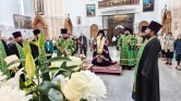 Служение архиепископа Софрония в канун праздника Пятидесятницы