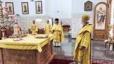 В Неделю 6-ю по Пятидесятнице, день памяти  Апостолов Петра и Павла, владыка Софроний  совершил Литургию в Спасо-Преображенском соборе г.Могилева