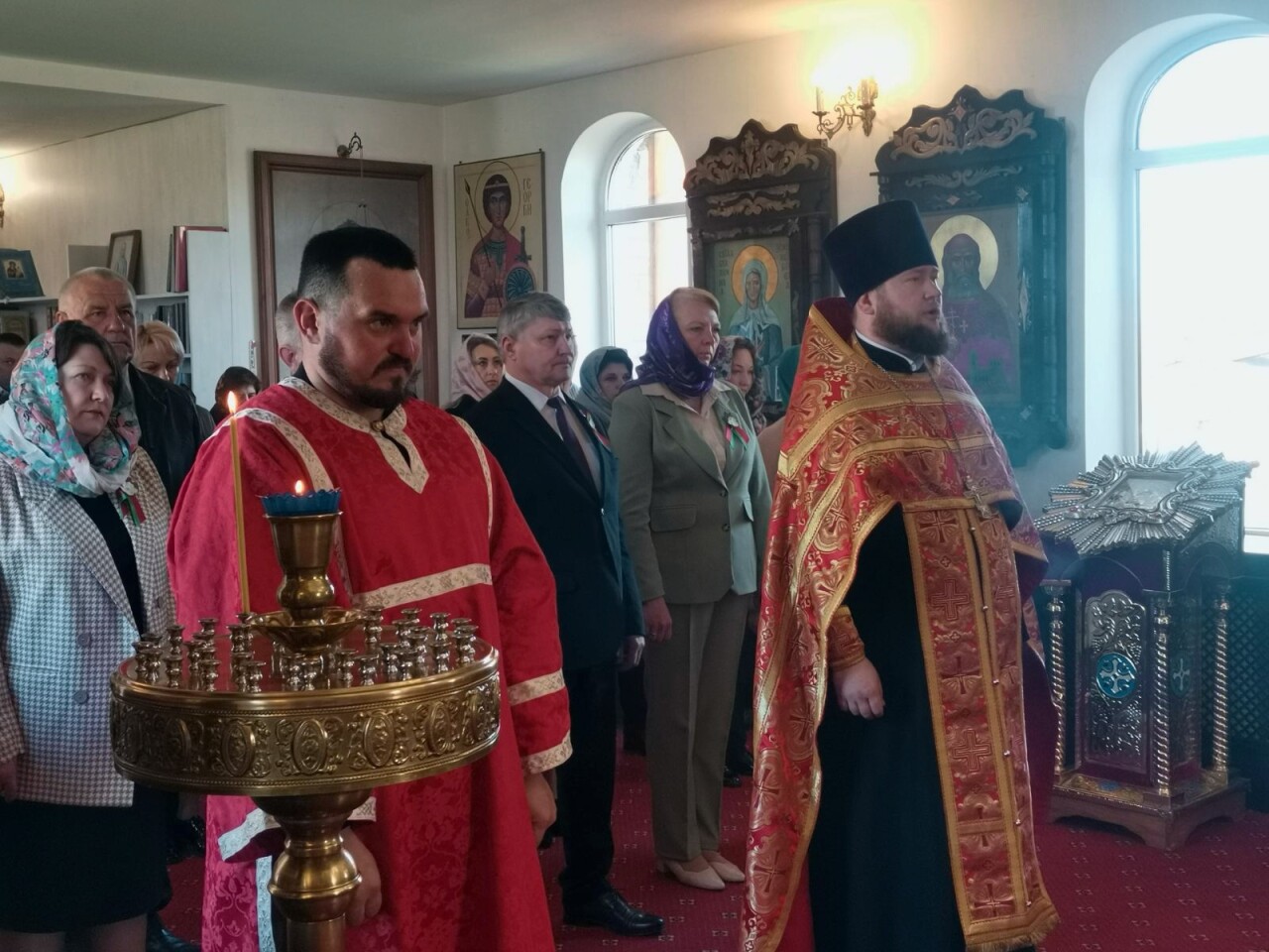 Благодарственный молебен за дарование победы в Великой Отечественной войне  был отслужен в Краснополье